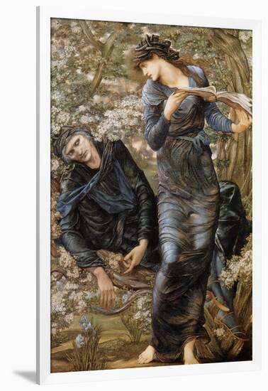 The Beguiling of Merlin-Edward Burne-Jones-Framed Art Print