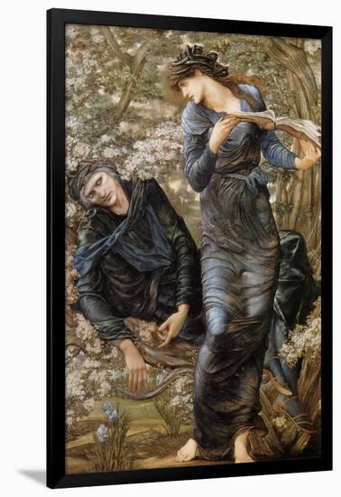 The Beguiling of Merlin-Edward Burne-Jones-Framed Art Print
