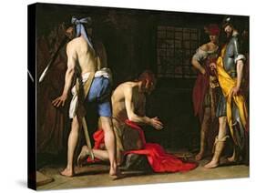 The Beheading of John the Baptist, 1634-Massimo Stanzione-Stretched Canvas