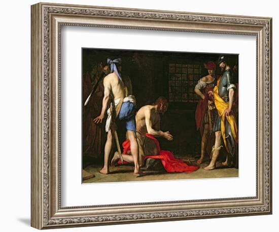 The Beheading of John the Baptist, 1634-Massimo Stanzione-Framed Giclee Print