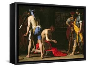 The Beheading of John the Baptist, 1634-Massimo Stanzione-Framed Stretched Canvas