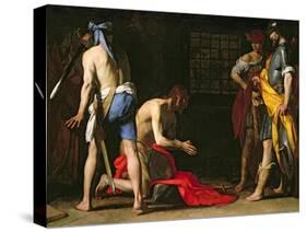 The Beheading of John the Baptist, 1634-Massimo Stanzione-Stretched Canvas