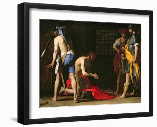 The Beheading of John the Baptist, 1634-Massimo Stanzione-Framed Giclee Print