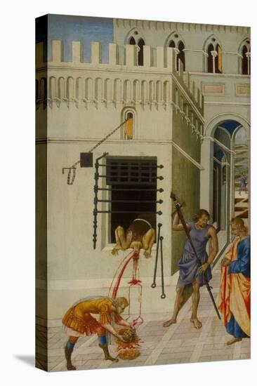 The Beheading of Saint John the Baptist, 1455-1460-Giovanni di Paolo-Stretched Canvas