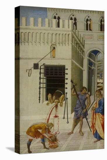 The Beheading of Saint John the Baptist, 1455-60-Giovanni di Paolo-Stretched Canvas