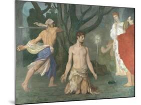 The Beheading of Saint John the Baptist, C. 1869-Pierre Cécil Puvis de Chavannes-Mounted Giclee Print