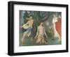 The Beheading of Saint John the Baptist, C. 1869-Pierre Cécil Puvis de Chavannes-Framed Premium Giclee Print