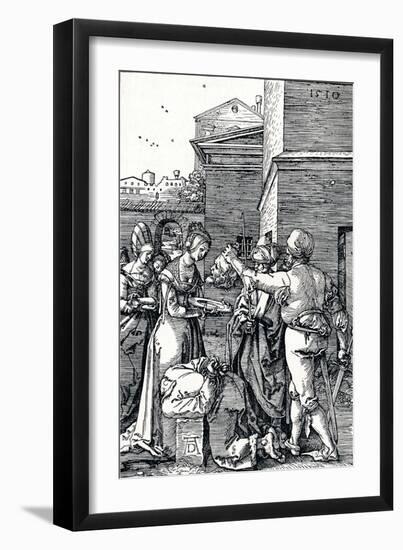 The Beheading of St John the Baptist, 1510-Albrecht Dürer-Framed Giclee Print