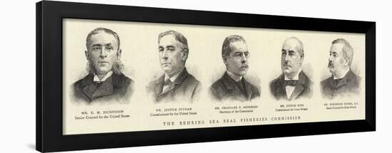 The Behring Sea Seal Fisheries Commission-null-Framed Giclee Print