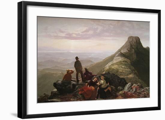 The Belated Party on Mansfield Mountain-James B. Thompson-Framed Art Print