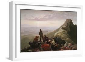 The Belated Party on Mansfield Mountain-James B. Thompson-Framed Art Print
