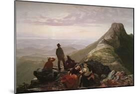The Belated Party on Mansfield Mountain-James B. Thompson-Mounted Art Print