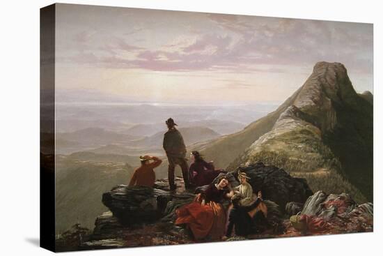 The Belated Party on Mansfield Mountain-James B. Thompson-Stretched Canvas