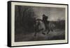 The Belated Traveller-Heywood Hardy-Framed Stretched Canvas