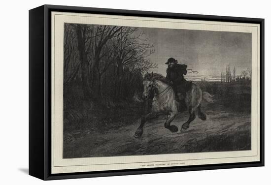 The Belated Traveller-Heywood Hardy-Framed Stretched Canvas