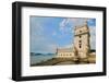The Belem Tower, a UNESCO World Heritage Site, in Lisbon/Lisboa Portugal-null-Framed Photographic Print