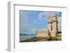 The Belem Tower, a UNESCO World Heritage Site, in Lisbon/Lisboa Portugal-null-Framed Photographic Print