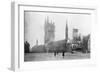 The Belfry and Cloth Hall of Ypres, Belgium, 24 November 1914-null-Framed Giclee Print