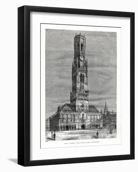 The Belfry, Bruges, Belgium, 1886-Barclay-Framed Giclee Print