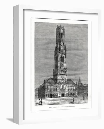 The Belfry, Bruges, Belgium, 1886-Barclay-Framed Giclee Print