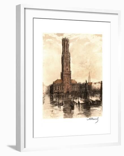 The Belfry of Bruges, Belgium-null-Framed Giclee Print