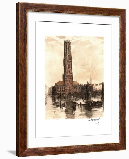 The Belfry of Bruges, Belgium-null-Framed Giclee Print