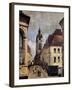 The Belfry of Douai, 1871-Jean-Baptiste-Camille Corot-Framed Giclee Print