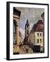 The Belfry of Douai, 1871-Jean-Baptiste-Camille Corot-Framed Giclee Print