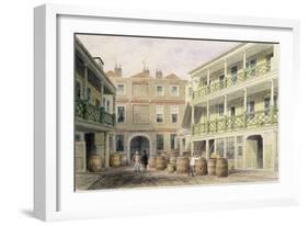 The Bell Inn, Aldersgate Street, 1851-Thomas Hosmer Shepherd-Framed Giclee Print