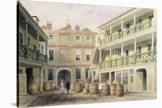 The Bell Inn, Aldersgate Street, 1851-Thomas Hosmer Shepherd-Stretched Canvas