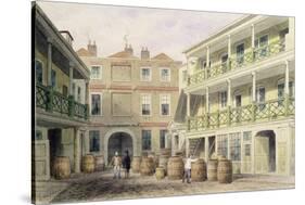 The Bell Inn, Aldersgate Street, 1851-Thomas Hosmer Shepherd-Stretched Canvas