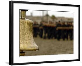The Bell Is Present On the Beach During Hell Week, Should a Student Decide He No Longer Wishes-Stocktrek Images-Framed Photographic Print