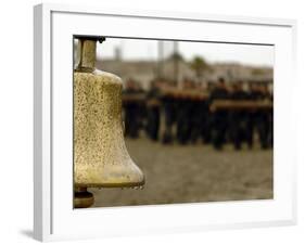The Bell Is Present On the Beach During Hell Week, Should a Student Decide He No Longer Wishes-Stocktrek Images-Framed Photographic Print