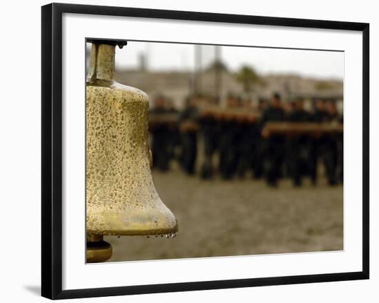 The Bell Is Present On the Beach During Hell Week, Should a Student Decide He No Longer Wishes-Stocktrek Images-Framed Photographic Print