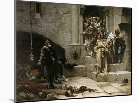 The Bell of Huesca, 1880-Jose Casado Del Alisal-Mounted Giclee Print