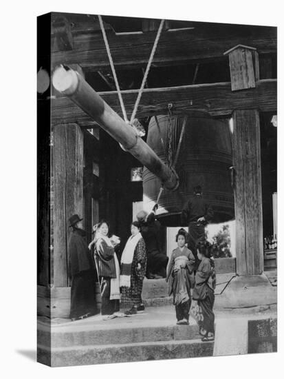 The Bell Pagoda, Nara, Japan, Late 19th or Early 20th Century-null-Stretched Canvas