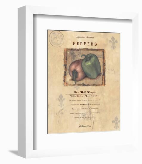 The Bell Pepper-Wood-Framed Art Print