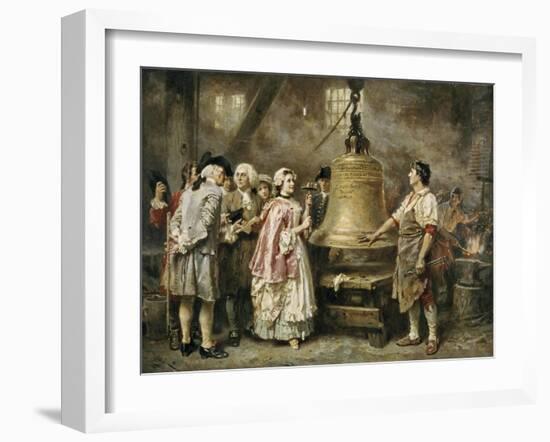 The Bell's First Note-Jean Leon Gerome Ferris-Framed Giclee Print