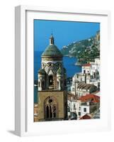 The Bell Tower of Amalfi Cathedral, 11th-17th Century, Campania, Italy-null-Framed Photographic Print