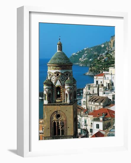 The Bell Tower of Amalfi Cathedral, 11th-17th Century, Campania, Italy-null-Framed Photographic Print