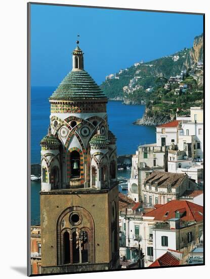 The Bell Tower of Amalfi Cathedral, 11th-17th Century, Campania, Italy-null-Mounted Photographic Print