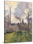 The Bell Tower of Bazincourt, 1885-Camille Pissarro-Stretched Canvas