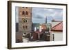 The Bell-Tower of the Evangelical Lutheran Cathedral And, in the Background, the Bell- Tower of St.-Massimo Borchi-Framed Photographic Print