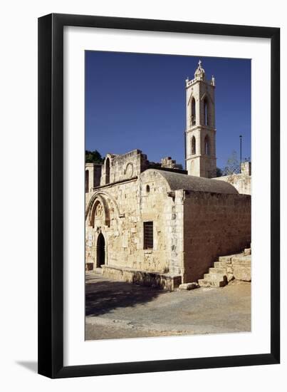 The Bell Tower of the Medieval Monastery Dedicated to Our Lady of the Forest, Agia Napa, Cyprus-null-Framed Giclee Print