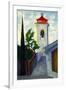 The Bell Tower oil on canvas laid on panel-Joseph Stella-Framed Giclee Print