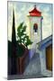 The Bell Tower oil on canvas laid on panel-Joseph Stella-Mounted Giclee Print