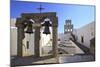 The Bell Towers at the Monastery of St. John at Chora, Patmos, Dodecanese, Greek Islands, Greece-Neil Farrin-Mounted Photographic Print