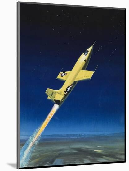 The Bell X-1-Wilf Hardy-Mounted Giclee Print