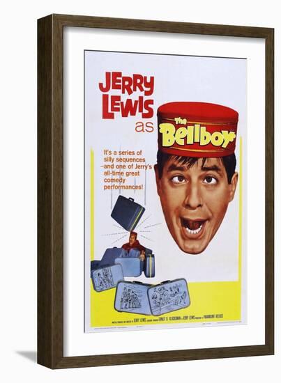 The Bellboy, Jerry Lewis, 1960-null-Framed Art Print