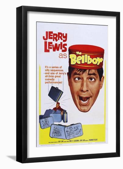 The Bellboy, Jerry Lewis, 1960-null-Framed Art Print